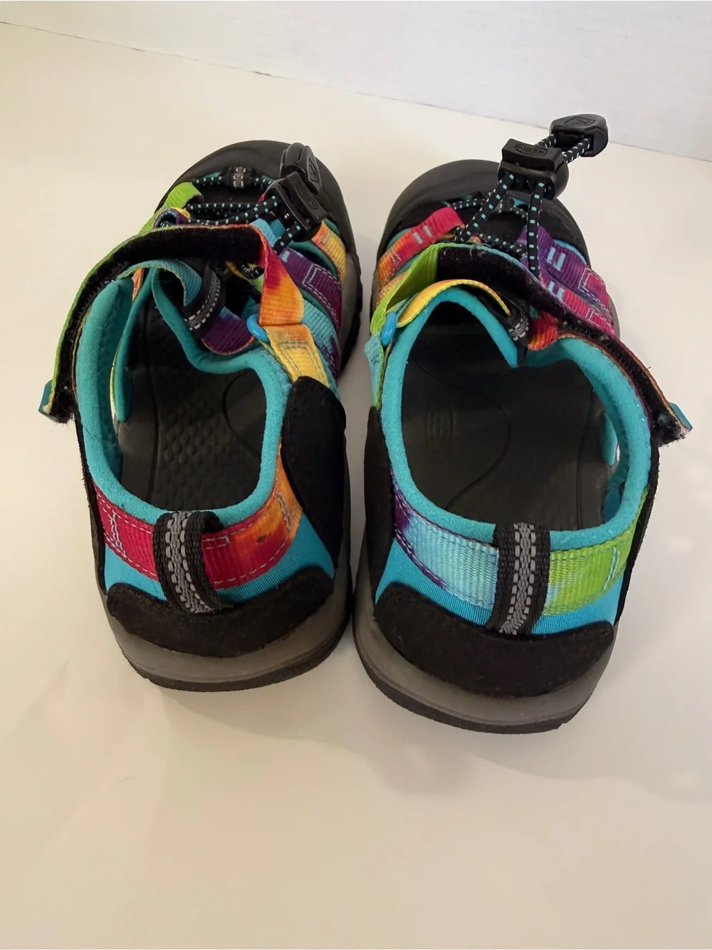 Keen Kids Multicolor Outdoor Sandals - Rainbow tie dye Straps